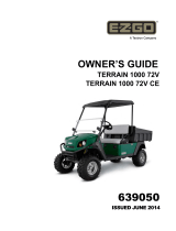 E-Z-GO 2014 TERRAIN 1000 72V CE Owner's manual