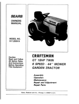 Crafstman 917.255919 Owner's manual