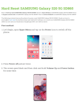 Samsung Galaxy S20 5G SD865 User manual