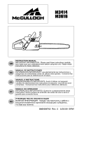 McCulloch M3616 User manual