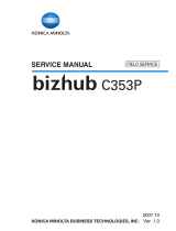 Konica Minolta BIZHUB C353P User manual