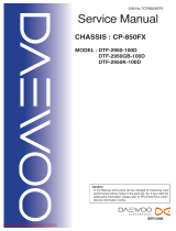 Daewoo DTF-2950GB-100D User manual