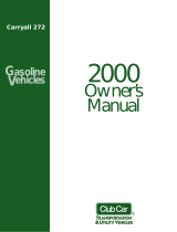 Club Car Carryall 272 200 Owner's manual