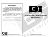 Bass Inferno BI4500.4 User manual