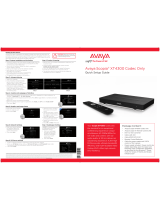 Avaya Scopia XT4300 Quick Setup Manual