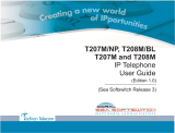Tadiran Telecom T207M/NP User manual