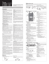 ICOM IC-V80 Quick Manual