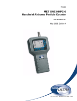 Hach Ultra MET ONE HHPC-6 User manual