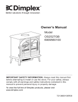 Dimplex OS2527GB Owner's manual