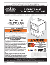 NAPOLEON EPA 1900 Installation And Operating Instructions Manual