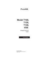 Fluke T120 User manual
