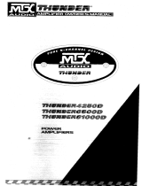 MTX Thunder81000D Owner's manual