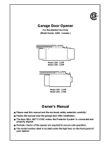 Chamberlain 1345BMM 1/3HP User manual