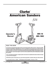 Clarke OBS-18DC User manual