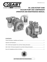 Gast 0440 series Operation and Maintenance Manual