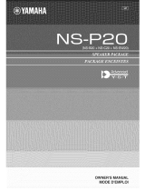 Yamaha NS-B20 Owner's manual