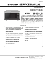 Sharp R-408LS Owner's manual