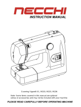 Necchi Vigorelli M223 User manual