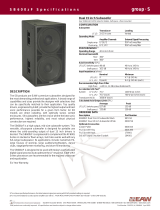 EAW SB600z User manual