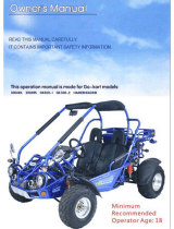 BV Powersports Go-kart 300XRS Owner's manual