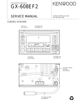Kenwood GX-608EF2 User manual