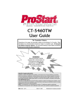 Autostart ProStart CT-5460TW User manual