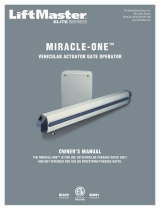 Elite access systems Miracle-One Owner's manual