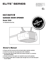 Chamberlain 3840 User manual