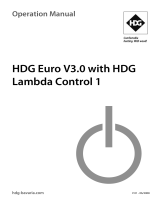 HDG Euro V3.0 Operating instructions