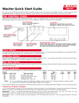 Asko W6761 Quick start guide