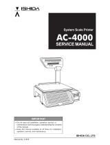 ISHIDA AC-4000 Series User manual