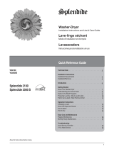 Splendide WD2000S Installation Instructions And Use & Care Manual