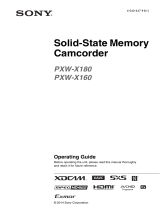 Sony PXW-X160 Owner's manual