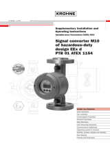 KROHNE M10 Converter (H250 | H 54) Ex II2G Owner's manual