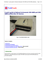 National Instruments NI USB-6008 Quick Manual