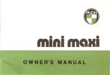 Puch Mini Maxi Owner's manual