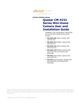 DVTEL Quasar CM-4221-00 Installation guide