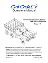 Cub Cadet 641 User manual