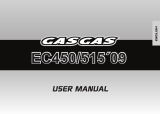 GAS GAS 2009 EC SM 450 User manual