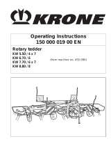 Krone KW 5.50 4x7 bis 8.80/8 Operating instructions