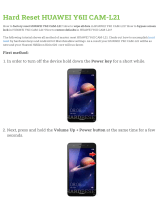 Huawei Y6II CAM-L21 Hard reset manual