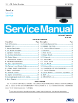 AOC HP L1906 User manual