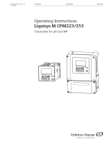 Endres+Hauser Liquisys M CPM223/253 Operating instructions