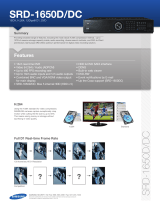 Samsung SRD-1650DC User manual