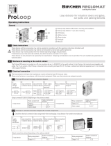 Bircher Reglomat Proloop Operating instructions