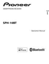 Pioneer Smartphone Receiver SPH-10BT User manual