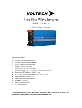 Voltec Pro Pure Sine Wave Owner's manual