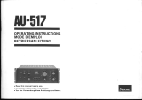 Sansui AU-517 Operating Instructions Manual