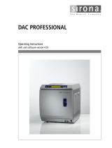 Sirona DAC PROFESSIONAL Operating Instructions Manual