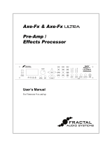 Fractal Axe-Fx ULTRA User manual